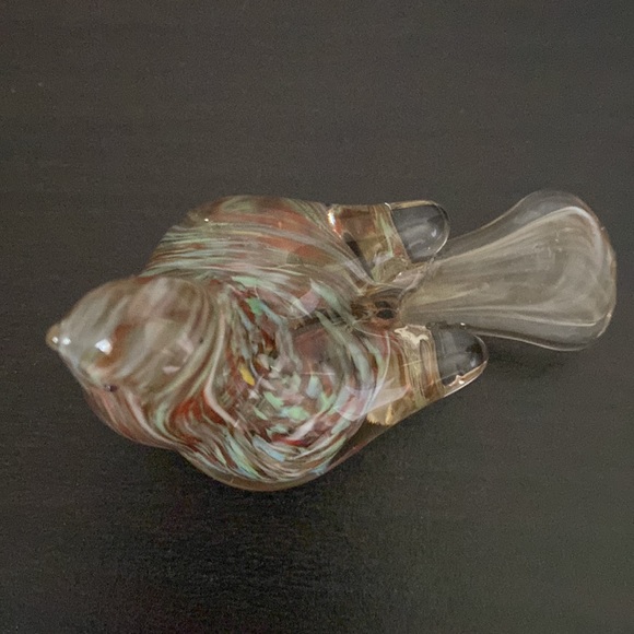 Vintage ISCO Japan Glass Bird Figurine Paperweight - Picture 2 of 10